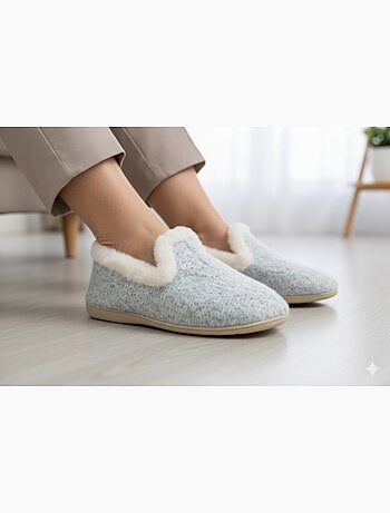 Chinelo Charentaise mulher inverno