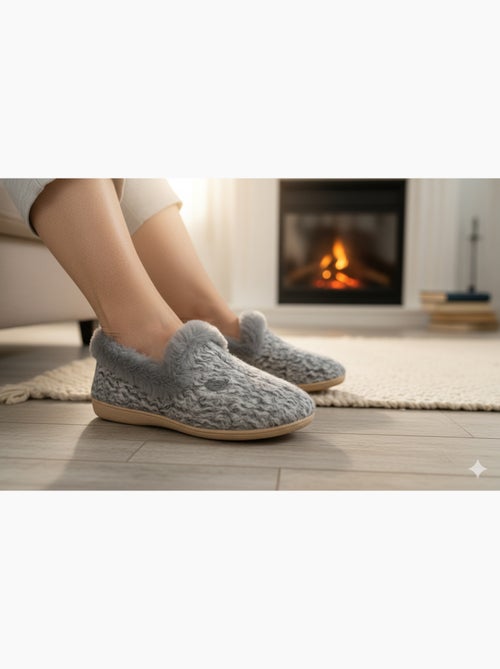 Chinelo Charentaise mulher inverno - Kiabi Chinelo Charentaise mulher inverno - Kiabi