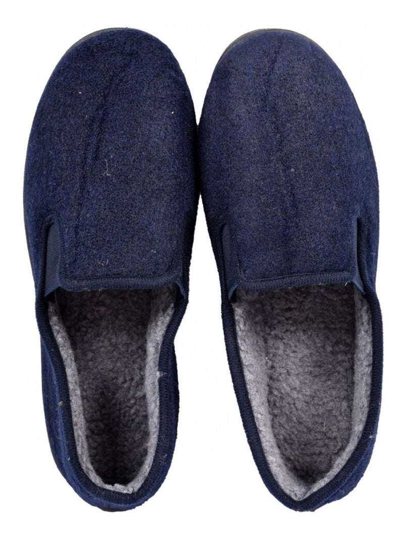 Chinelo charentaise premium unissexo Azul-marinho - Kiabi