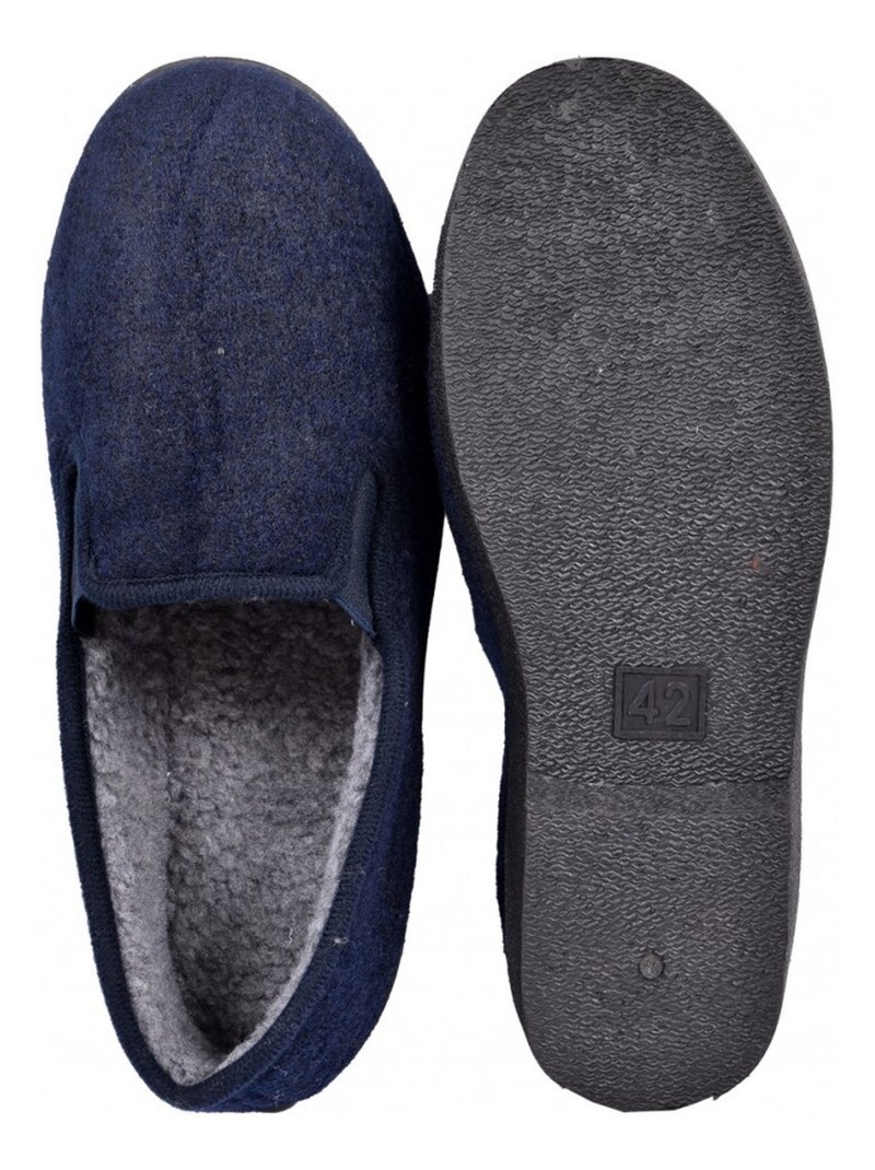 Chinelo charentaise premium unissexo Azul-marinho - Kiabi