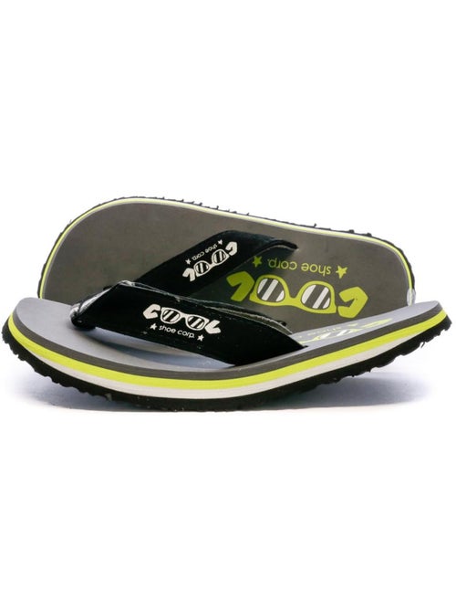 Chinelo cool shoe os boy cinzento e verde para rapaz - Kiabi Chinelo cool shoe os boy cinzento e verde para rapaz - Kiabi