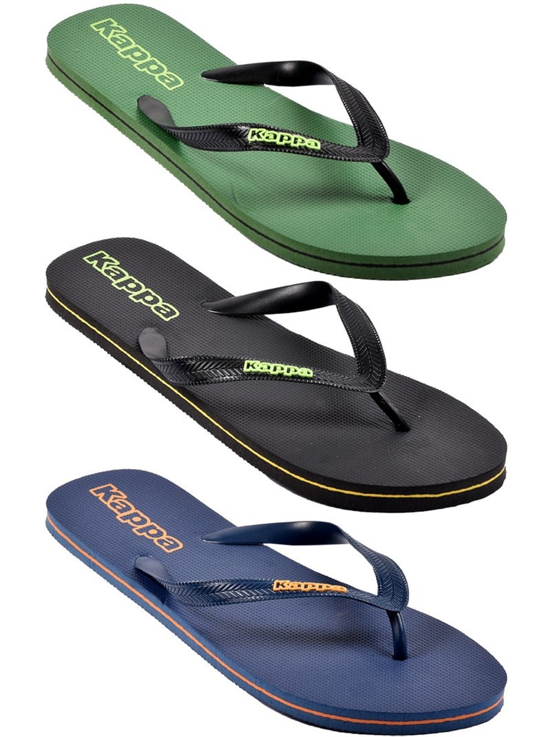 Chinelo de dedo homem KAPPA MBSKAP07 Preto - Kiabi