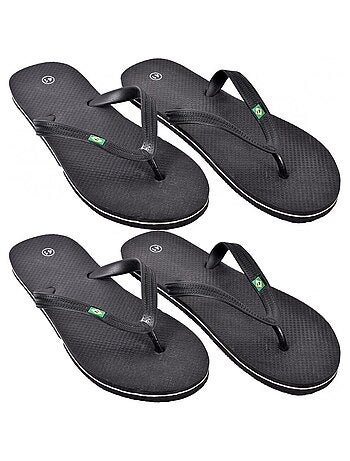 Chinelo de dedo Homem Moda - Pack de 2