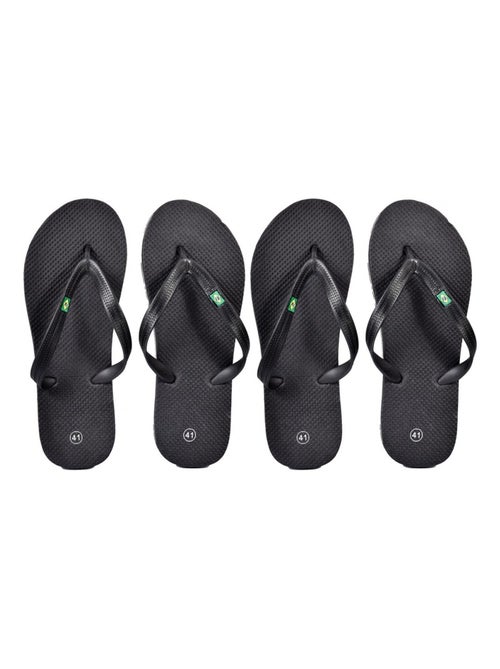 Chinelo de dedo Homem Moda - Pack de 2 - Kiabi Chinelo de dedo Homem Moda - Pack de 2 - Kiabi