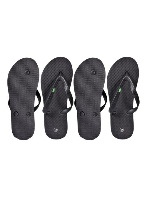 Chinelo de dedo Homem Moda - Pack de 2 - Kiabi Chinelo de dedo Homem Moda - Pack de 2 - Kiabi