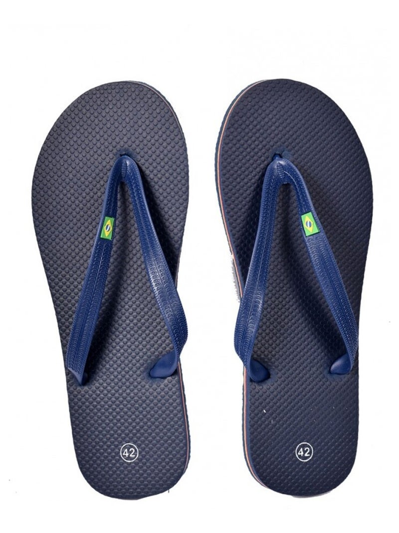 Chinelo de Dedo Homem Moda Azul-marinho - Kiabi
