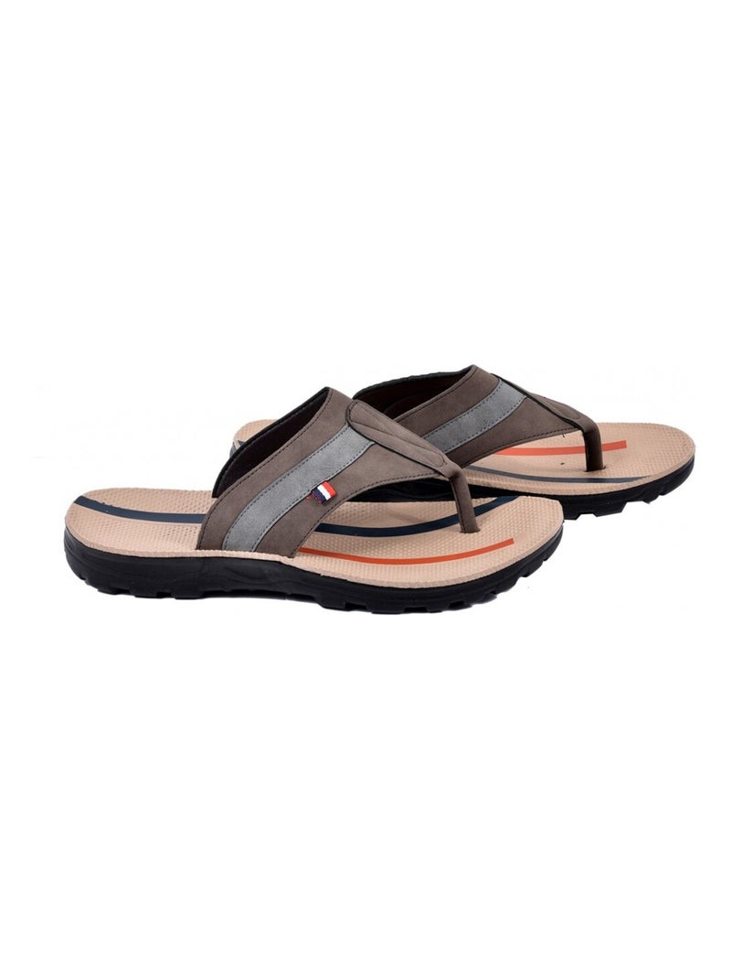 Chinelo de dedo homem PREMIUM Castanho - Kiabi