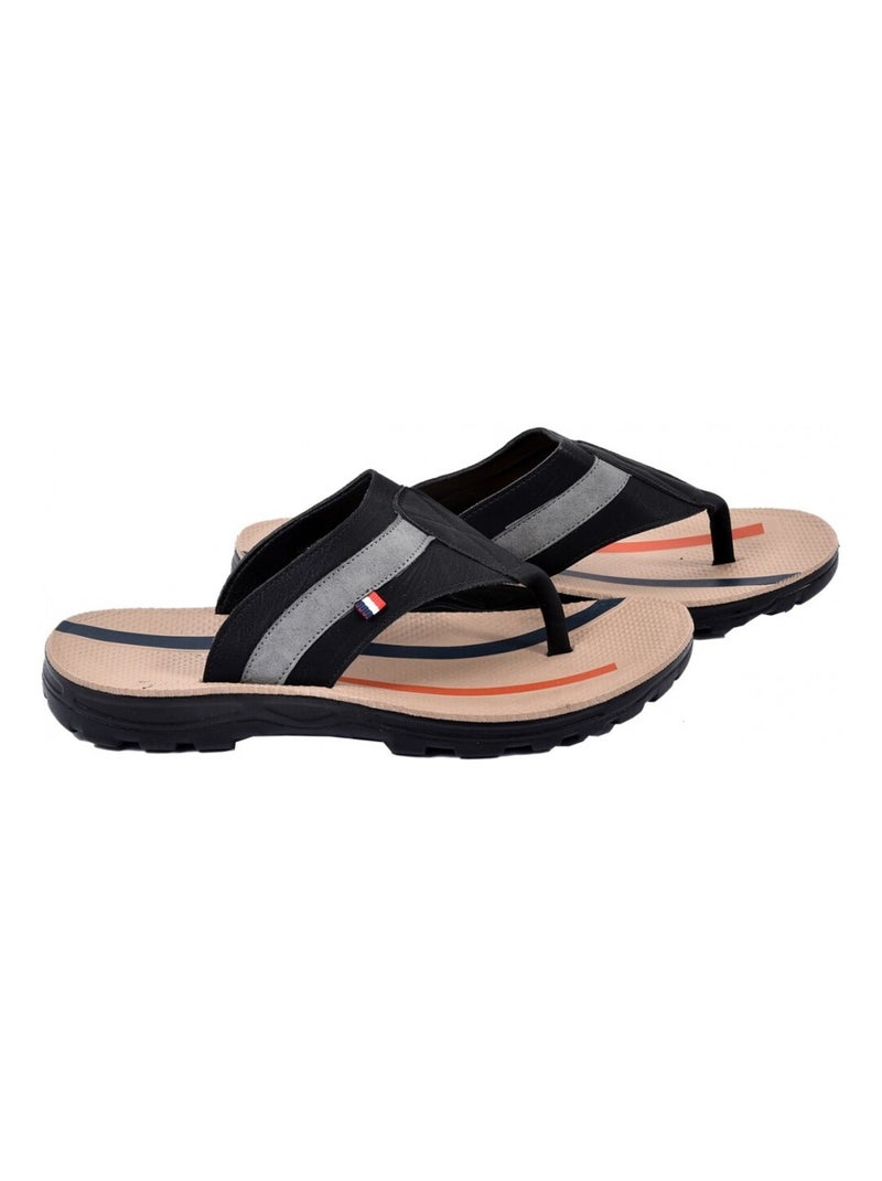 Chinelo de dedo homem PREMIUM Preto - Kiabi