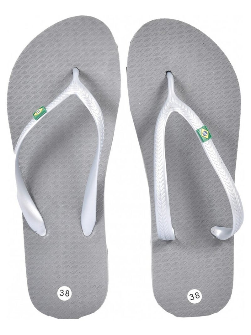Chinelo de dedo mulher moda Cinza - Kiabi