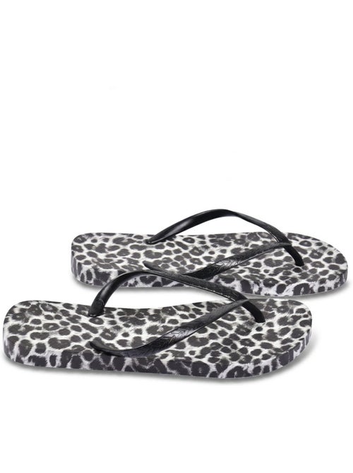 Chinelo de Dedo OZABI Estampado Leopardo Borracha 2 Cores - Kiabi Chinelo de Dedo OZABI Estampado Leopardo Borracha 2 Cores - Kiabi