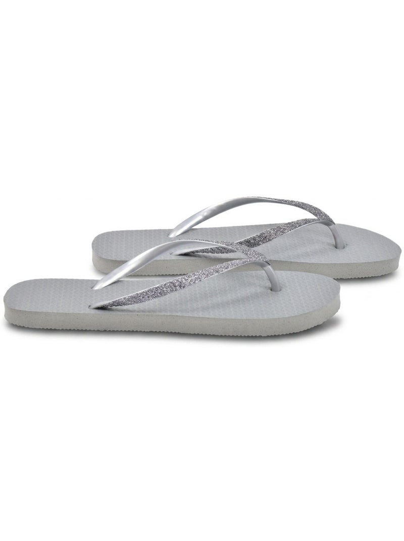 Chinelo de dedo OZABI glitter 7 cores Cinza - Kiabi