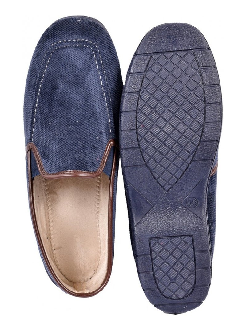 Chinelo Homem CHARENTAISE Premium Azul-marinho - Kiabi
