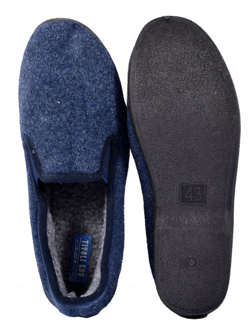 Chinelo Homem CHARENTAISE Premium Azul-marinho - Kiabi
