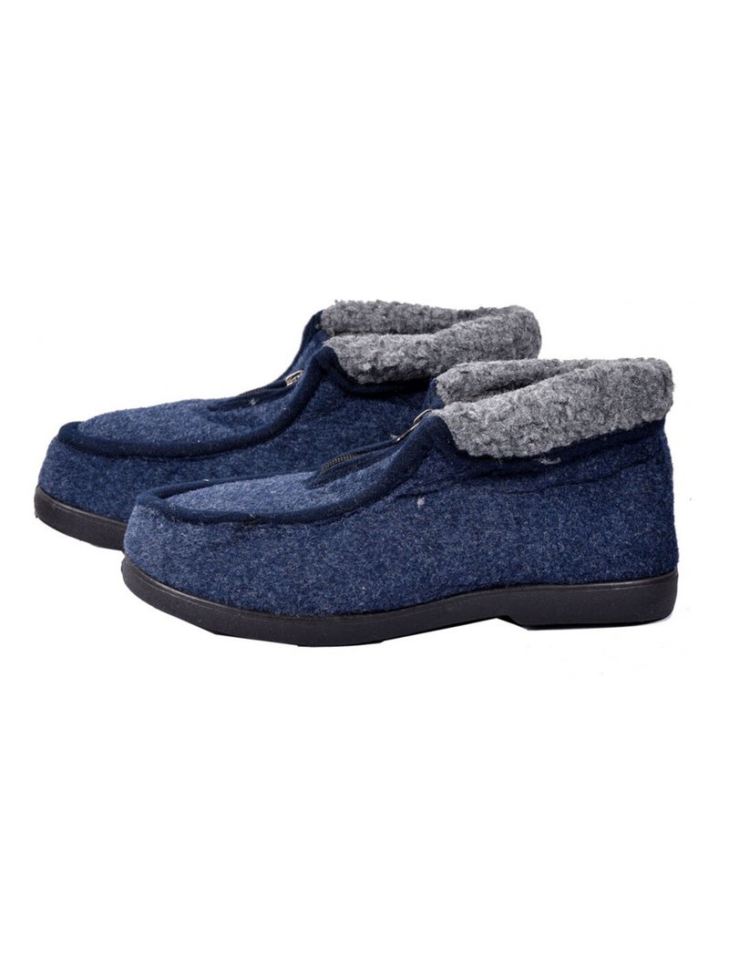 Chinelo homem charentaise premium Azul-marinho - Kiabi