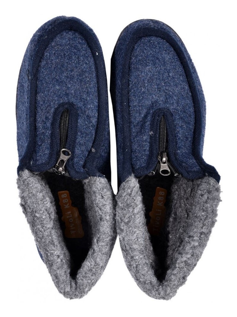 Chinelo homem charentaise premium Azul-marinho - Kiabi