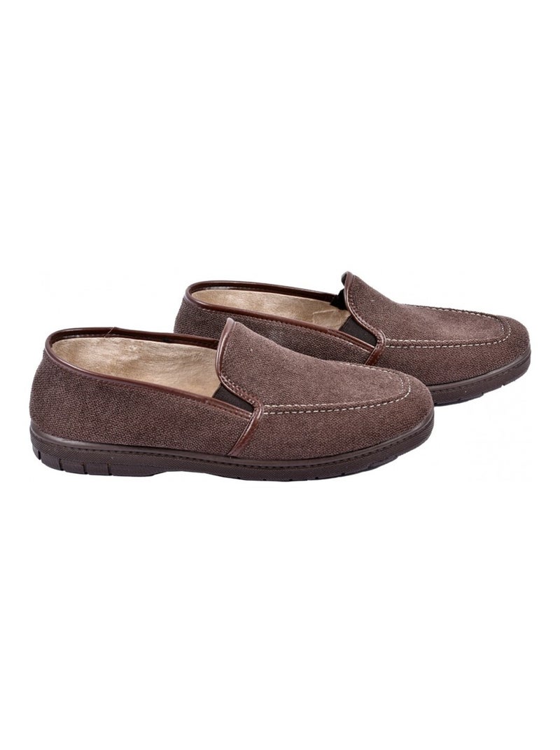 Chinelo Homem CHARENTAISE Premium Castanho - Kiabi