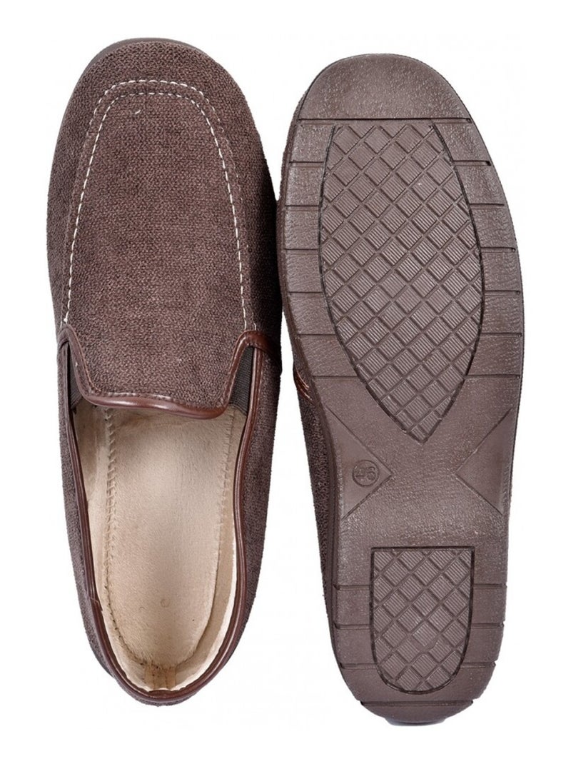 Chinelo Homem CHARENTAISE Premium Castanho - Kiabi