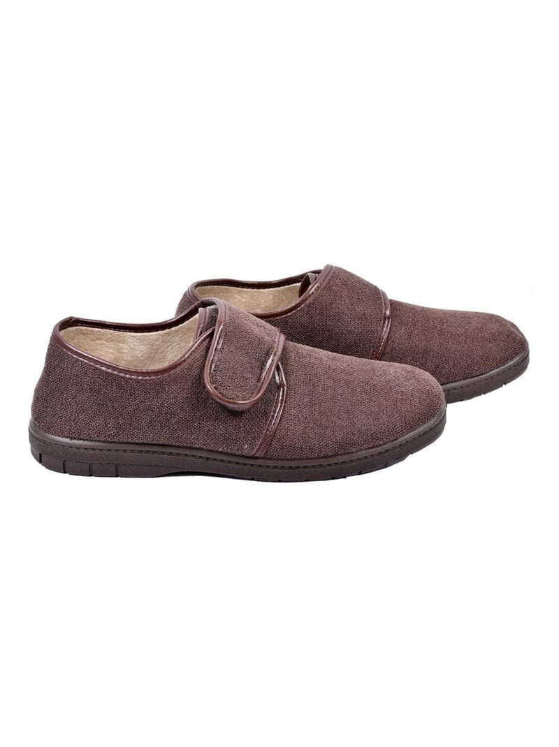 Chinelo Homem CHARENTAISE Premium Castanho - Kiabi
