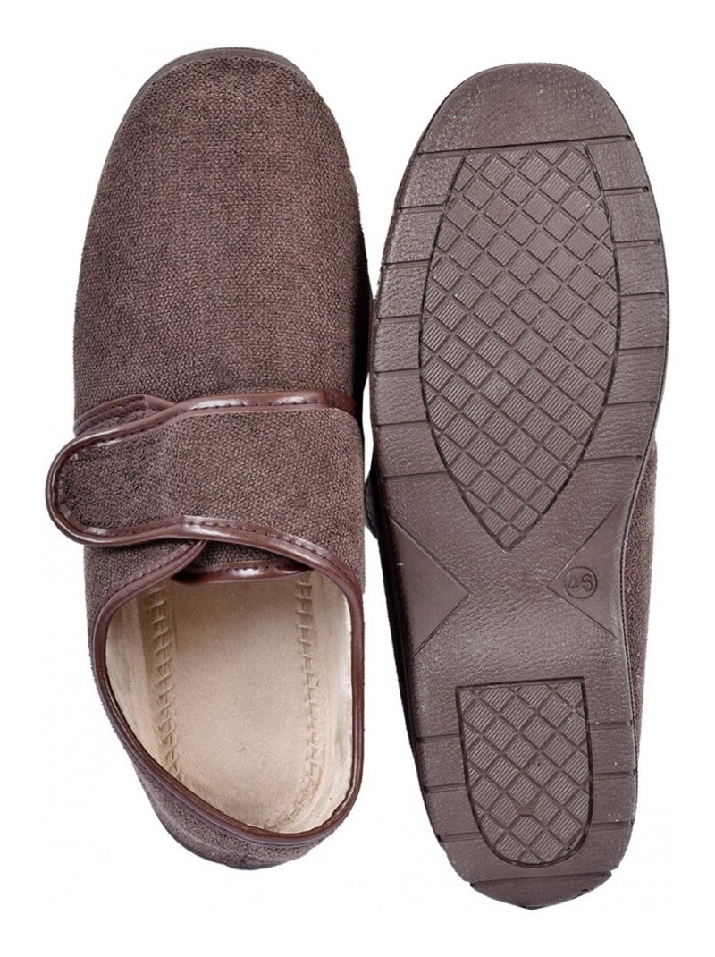 Chinelo Homem CHARENTAISE Premium Castanho - Kiabi