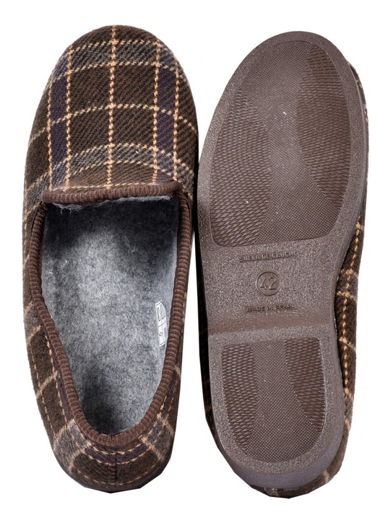 Chinelo homem charentaise premium Castanho - Kiabi