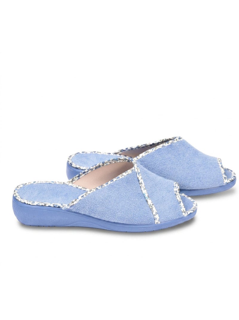 Chinelo Mula Mulher Esponja Respirante OZABI Azul-céu - Kiabi