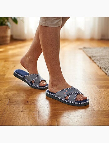Chinelo Mula Mulher Pack 2 Pares Tiras Cruzadas Estampado OZABI