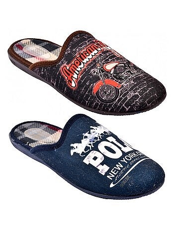 Chinelo mule estampado fantasia