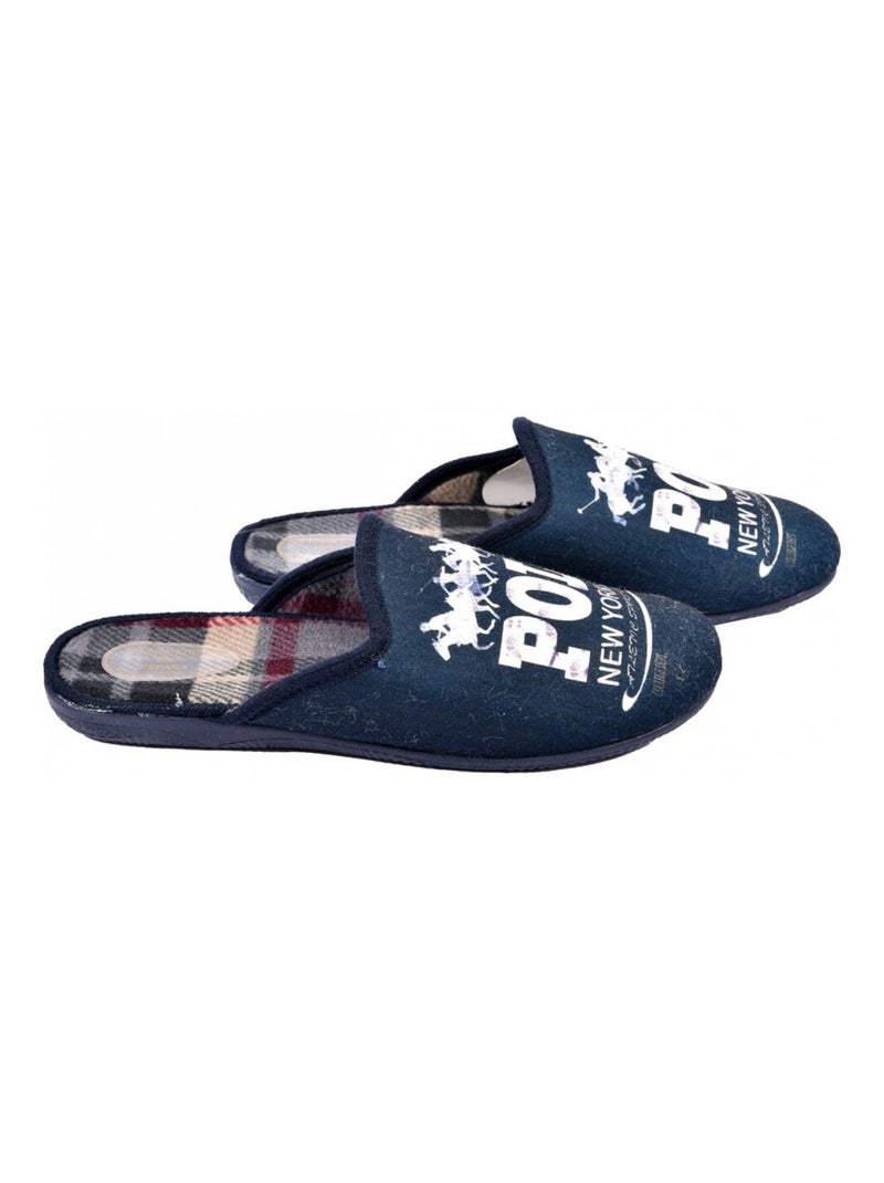 Chinelo mule estampado fantasia Azul-marinho - Kiabi