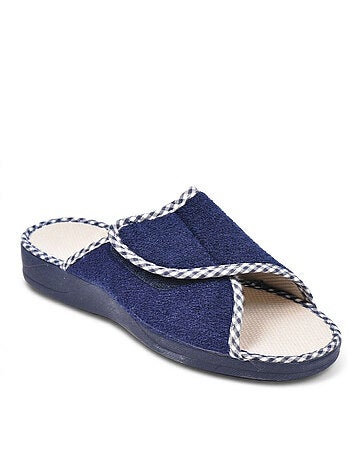 Chinelo mule mulher esponja velcro ajustável ozabi