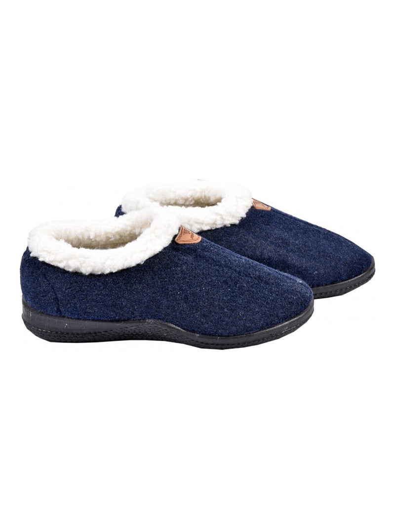 Chinelo Mulher Aconchego COCOONING Azul-marinho - Kiabi