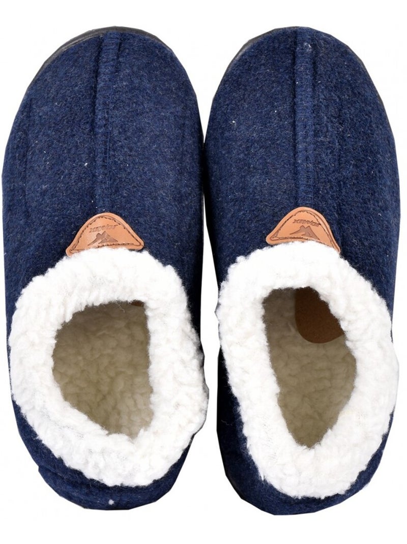 Chinelo Mulher Aconchego COCOONING Azul-marinho - Kiabi
