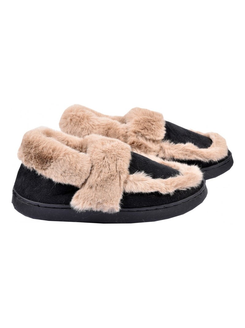 Chinelo Mulher Aconchego COCOONING Preto - Kiabi