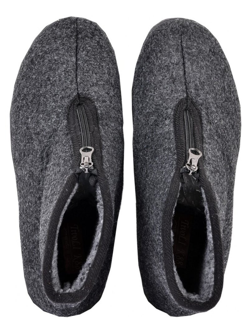 Chinelo Mulher Charentaise PREMIUM Preto - Kiabi