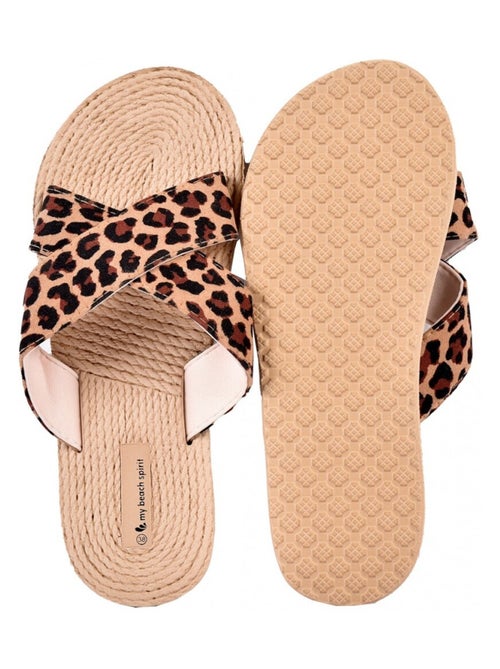Chinelo Mulher LEOPARDO - Kiabi Chinelo Mulher LEOPARDO - Kiabi