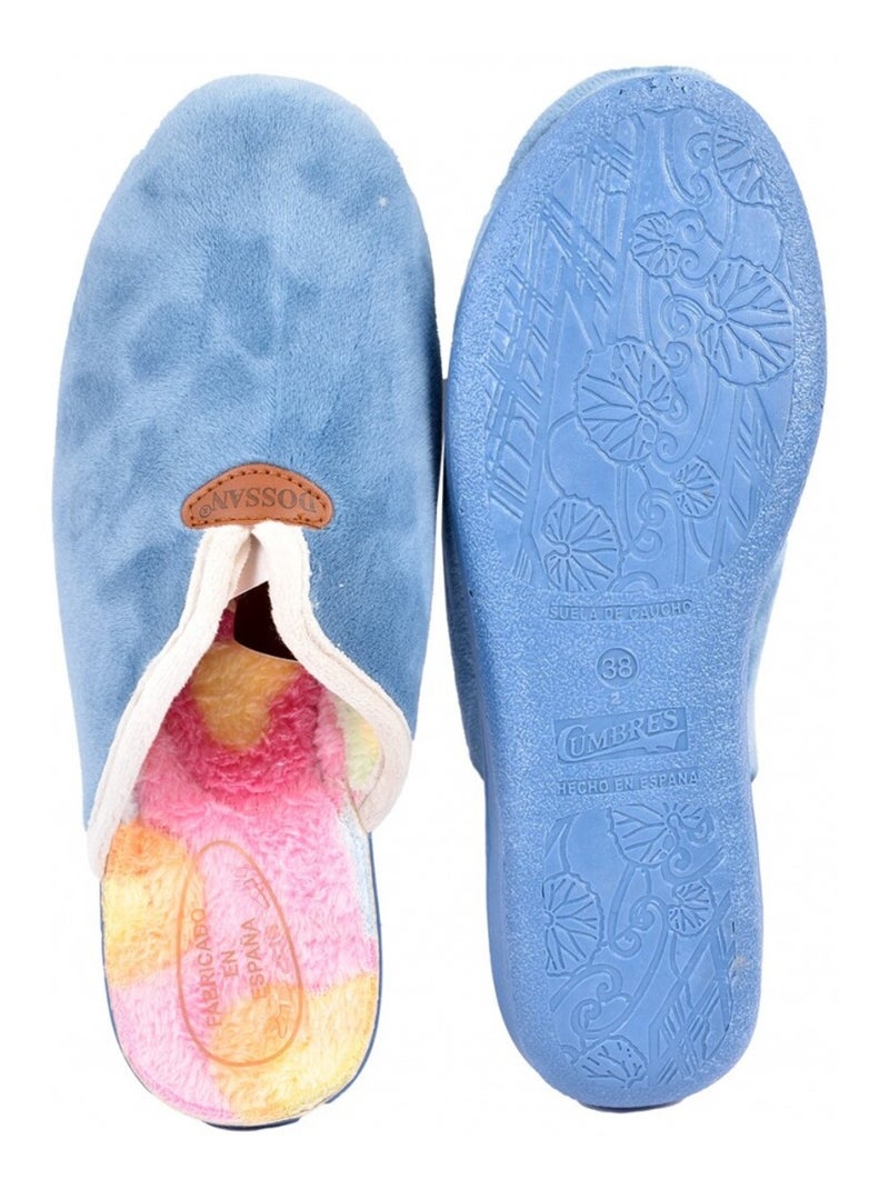 Chinelo Mulher Mule PREMIUM Azul-céu - Kiabi