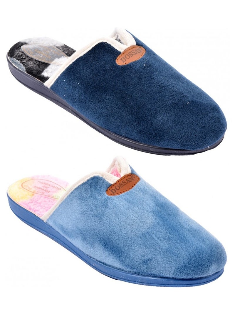 Chinelo Mulher Mule PREMIUM Azul-céu - Kiabi