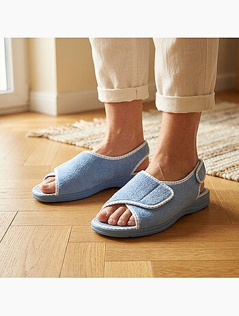 Chinelo Sandalia Mulher Espuma Duplo Fecho OZABI