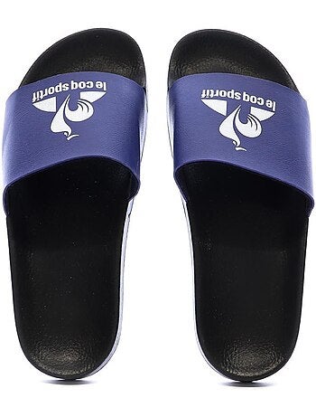 Le Coq Sportif Slide Homem - Chinelos Brancos/Azuis/Vermelhos