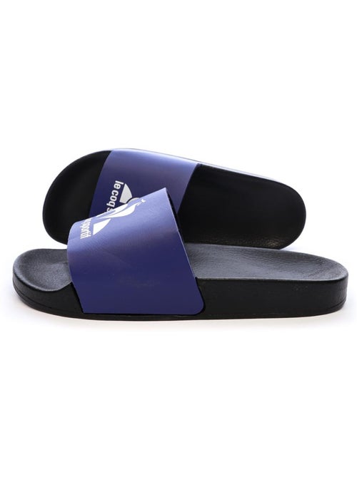 Chinelo Slide Le Coq Sportif para Homem Azul Marinho/Branco - Kiabi Chinelo Slide Le Coq Sportif para Homem Azul Marinho/Branco - Kiabi