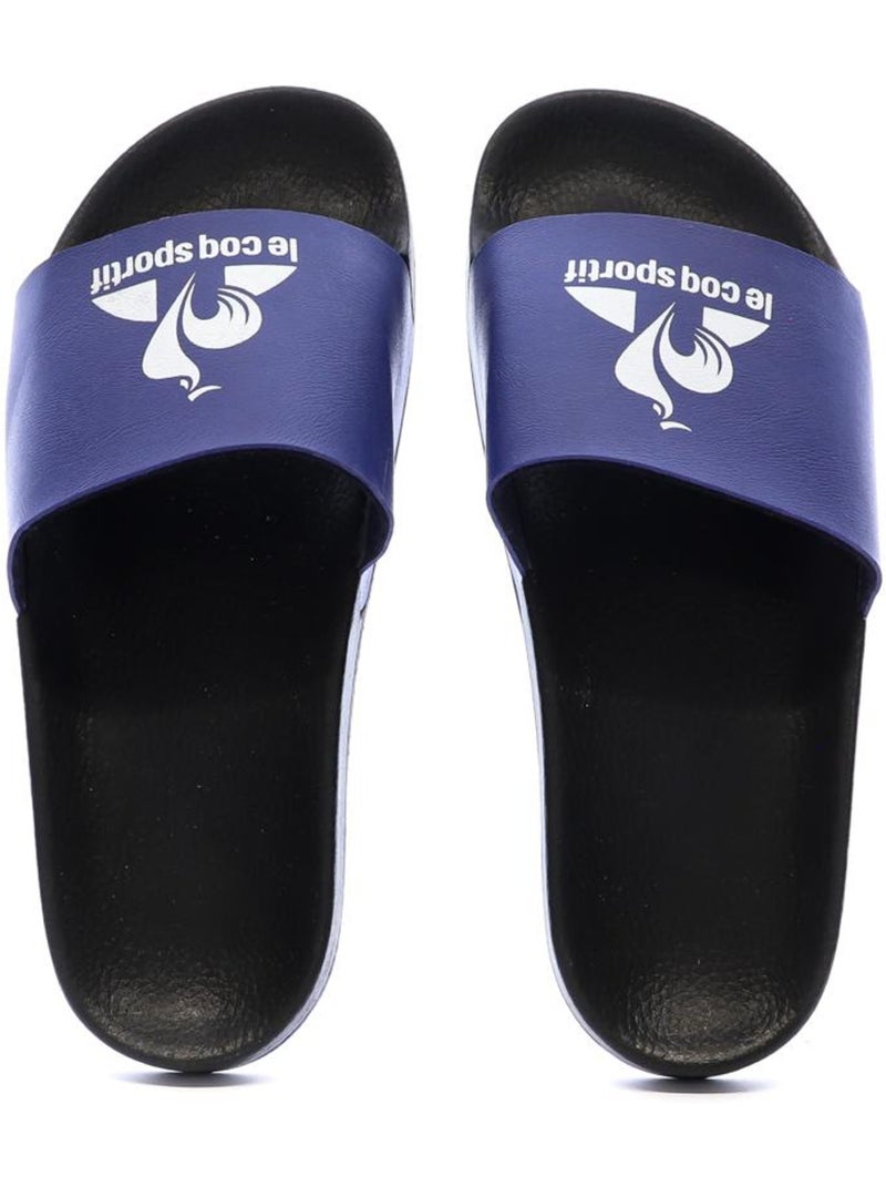Chinelo Slide Le Coq Sportif para Homem Azul Marinho/Branco Azul-marinho - Kiabi