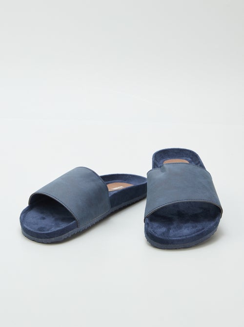 Chinelos bi-matéria - Kiabi