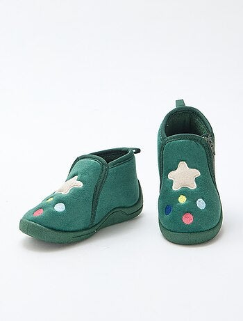 Chinelos botinha lúdicos de Natal