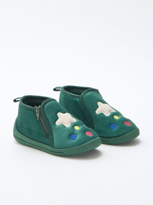 Chinelos botinha lúdicos de Natal - Kiabi