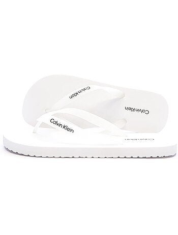 Chinelos Calvin Klein Jeans Brancos para Homem