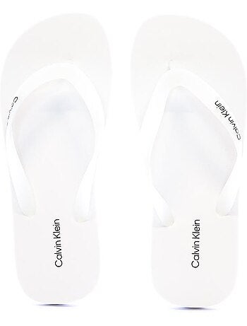 Chinelos Calvin Klein Jeans Brancos para Homem