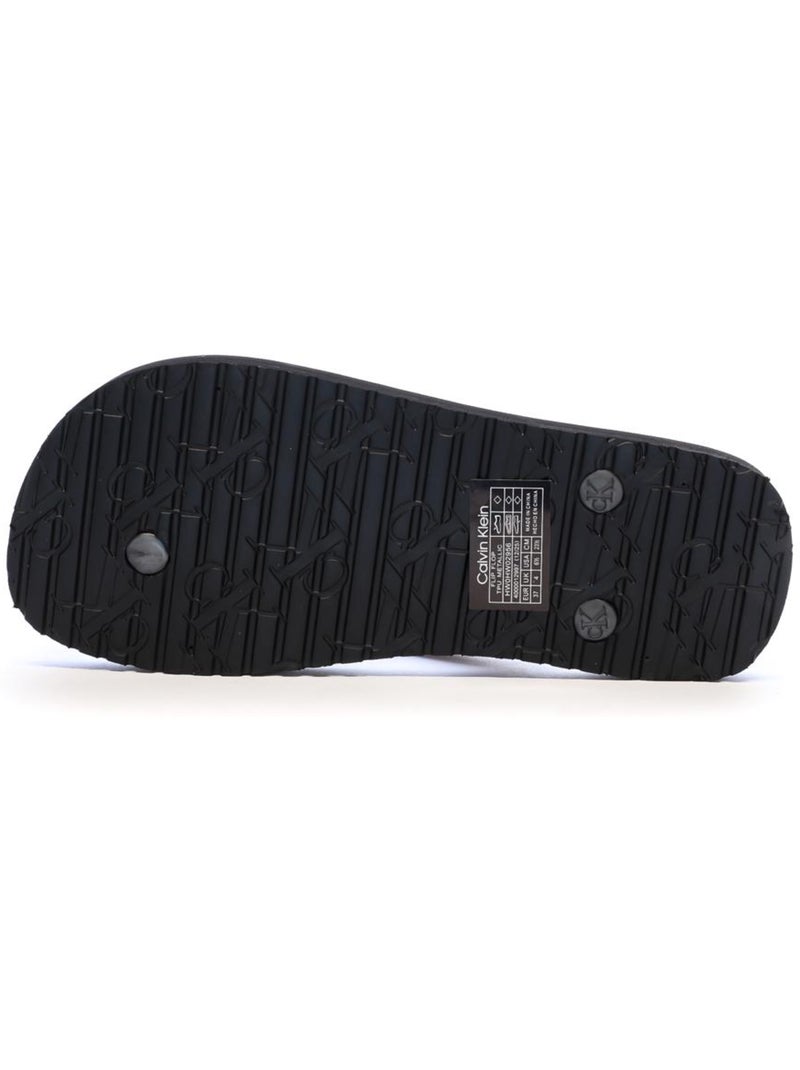 Chinelos Calvin Klein Jeans Pretos para Mulher Preto - Kiabi