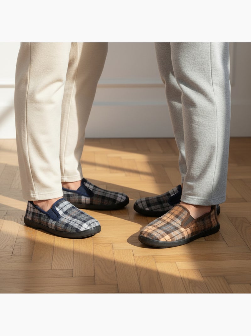 Chinelos charentaises homem pack 2 pares sola antiderrapante ozabi Azul Marrom Azul - Kiabi