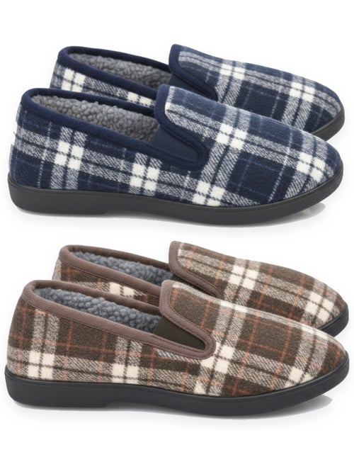 Chinelos charentaises homem pack 2 pares sola antiderrapante ozabi - Kiabi Chinelos charentaises homem pack 2 pares sola antiderrapante ozabi - Kiabi