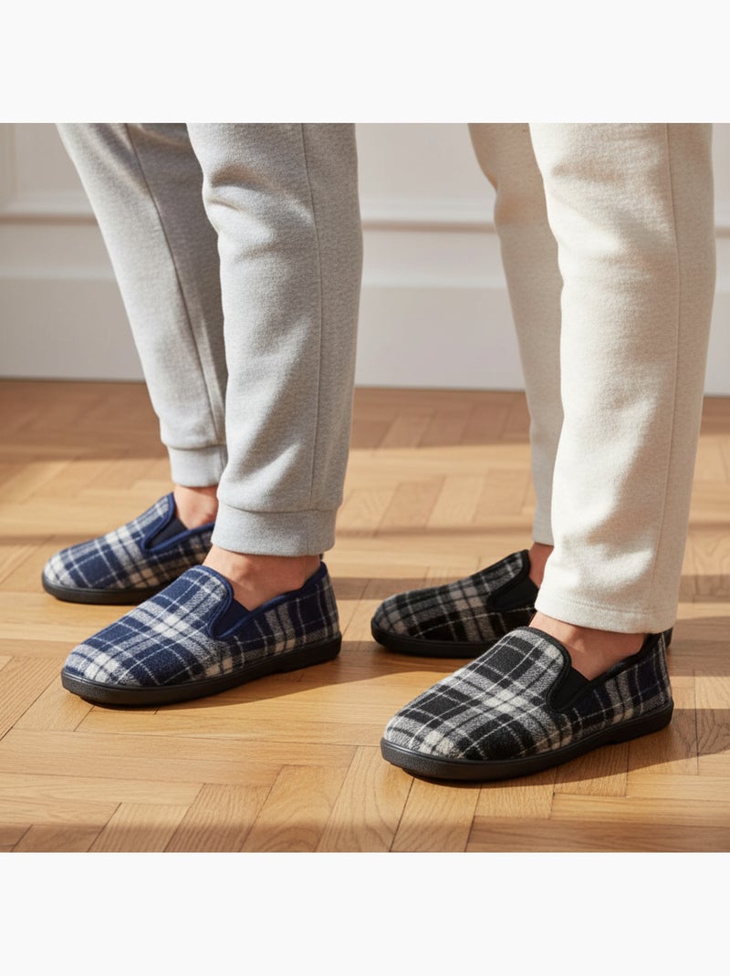 Chinelos charentaises homem pack 2 pares sola antiderrapante ozabi Azul-Preto - Kiabi