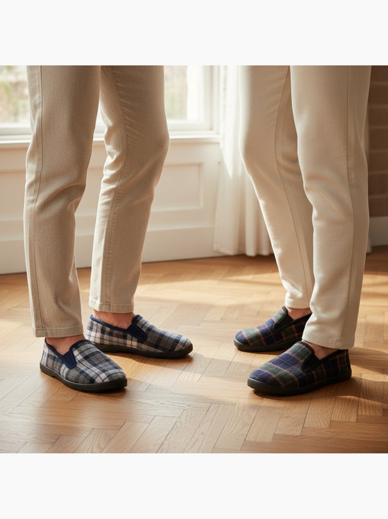 Chinelos charentaises homem pack 2 pares sola antiderrapante ozabi Azul Verde - Kiabi
